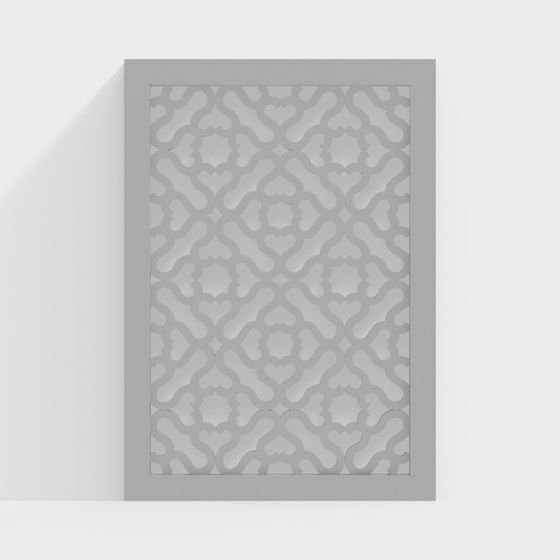 Lattice Panel 3D Model for Modern Interiors