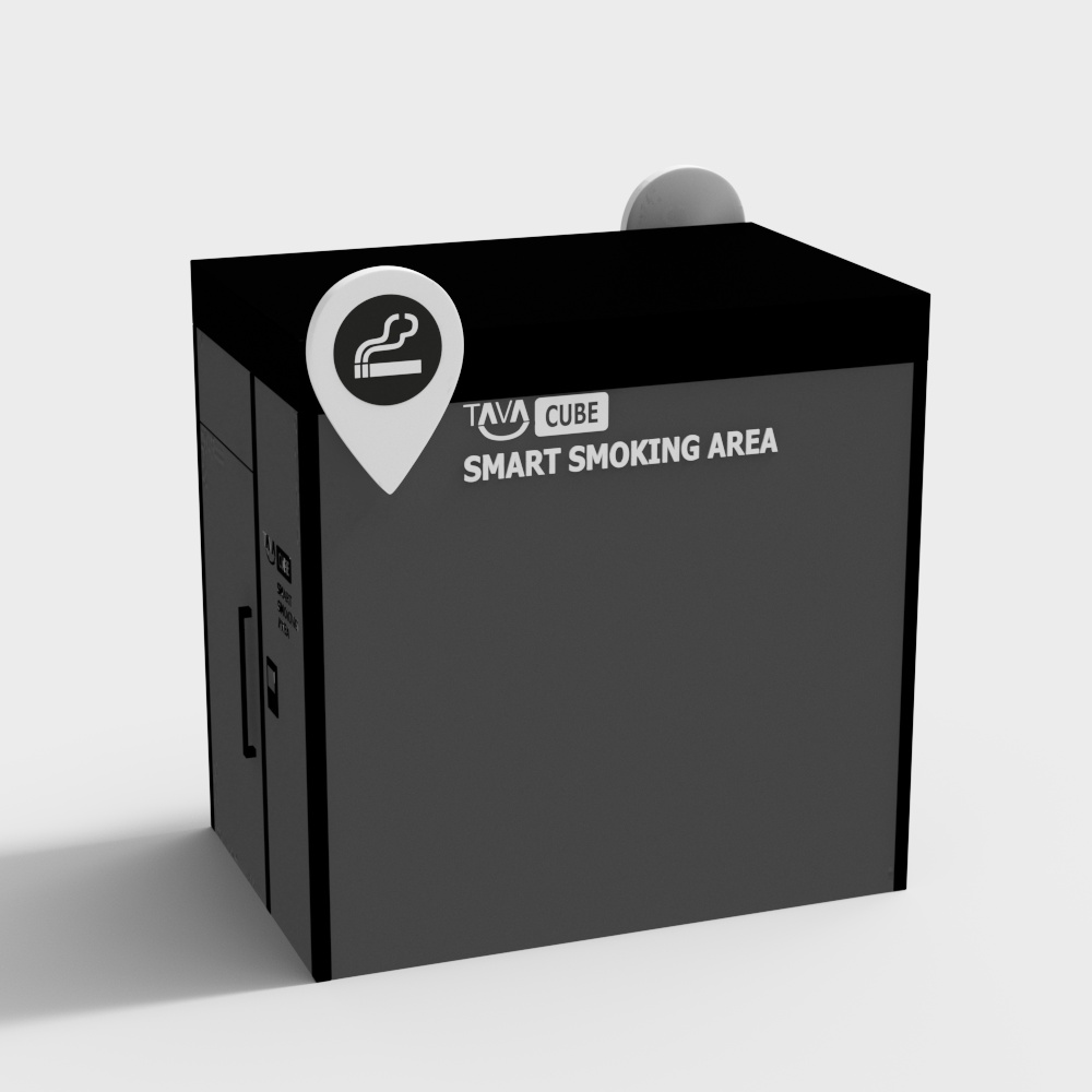 Outdoor smart smoking area