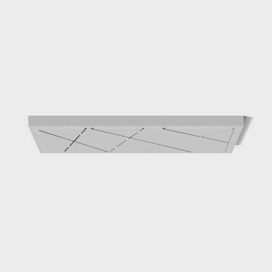Urban Edge Low-Poly Ceiling Decor 3D model