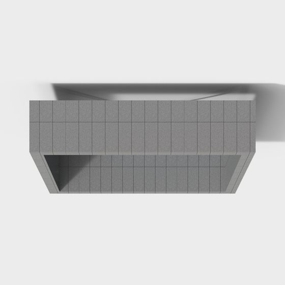 Urban Futuristic City Window 3D model