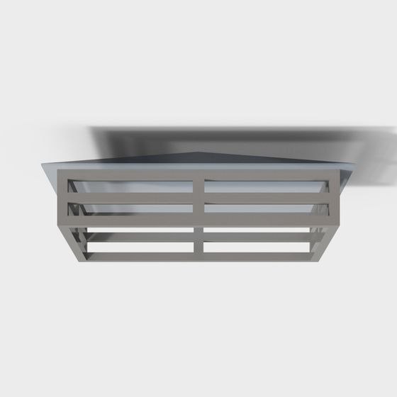 Modern Ceiling Vent 3D model for Contemporary Spaces