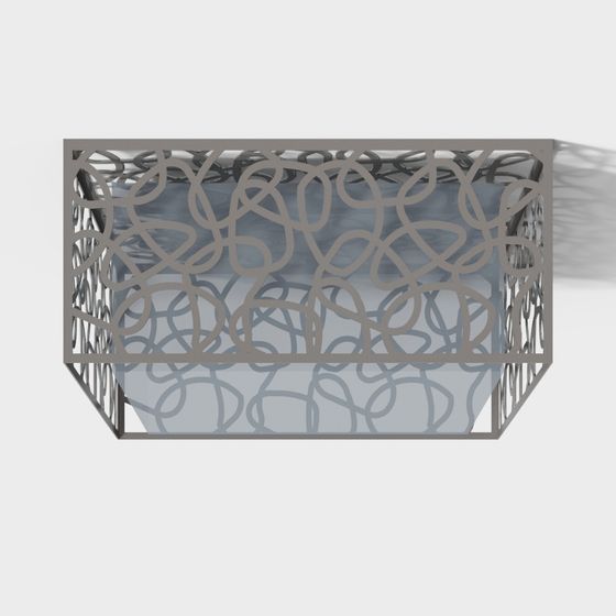 Streamlined Metal Screen 3D model