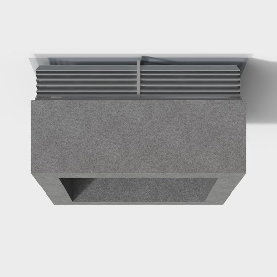 Stylish Concrete Vent 3D model for Modern Spaces