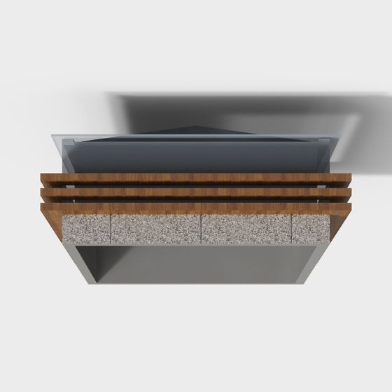 Urban Bench Low Poly 3D model for Stylish Interiors