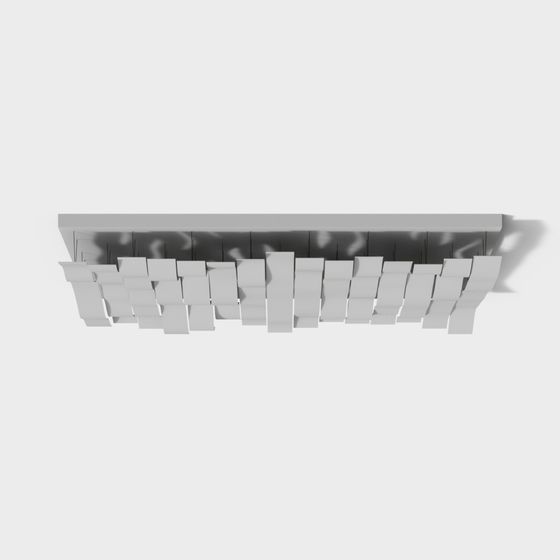 Origami Art Light Fixture 3D model