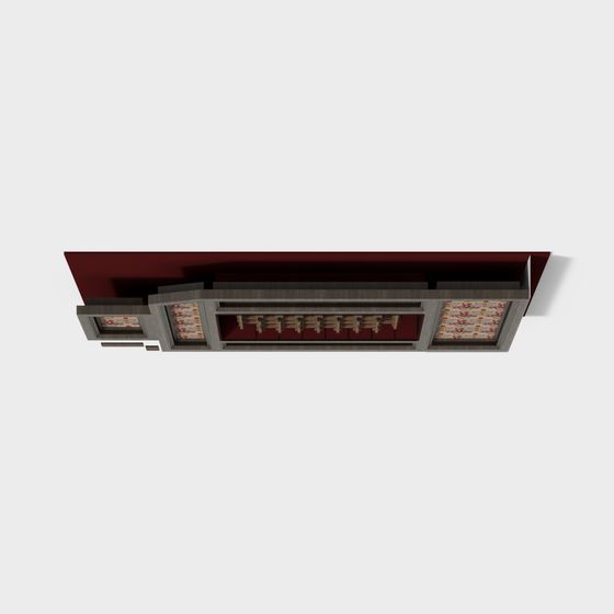 Urban Bar Counter 3D Model