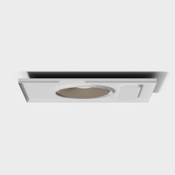 Minimalist Embedded Light Fixture 3D model