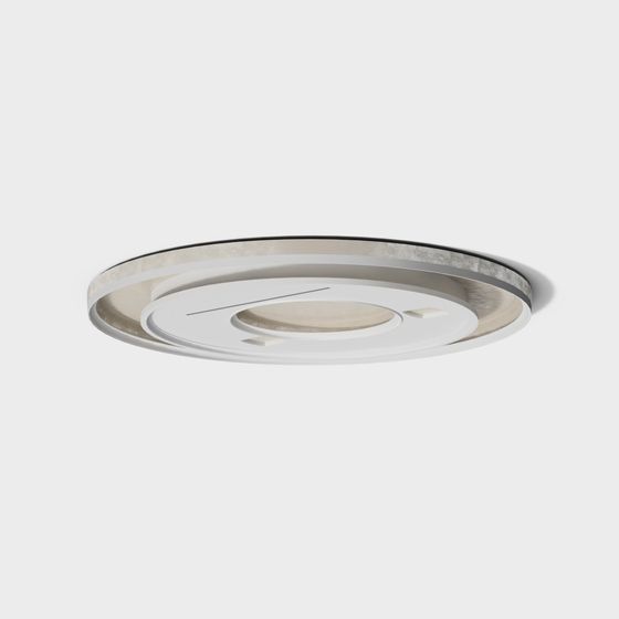 Elegant Ring Light 3D model for Modern Interiors