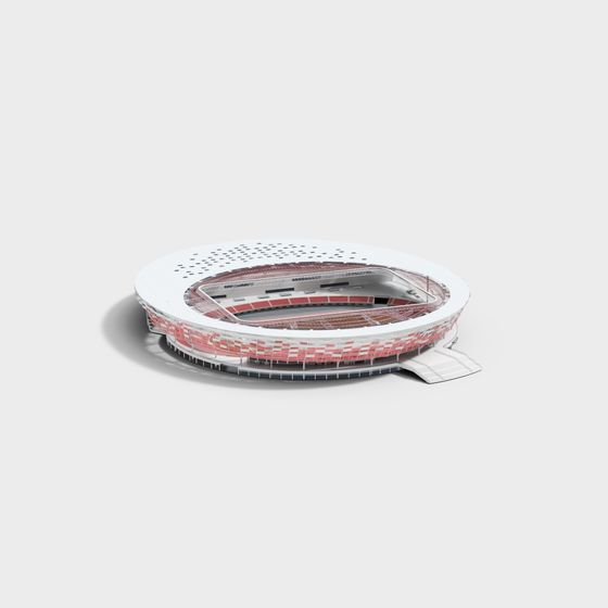 Dome Stadium 3D model for Virtual Environments