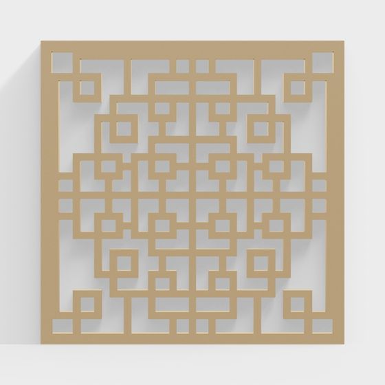 Labyrinth Panel 3D model for Creative Spaces