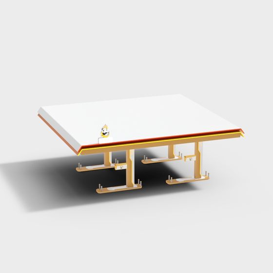 Urban Footbridge 3D Model