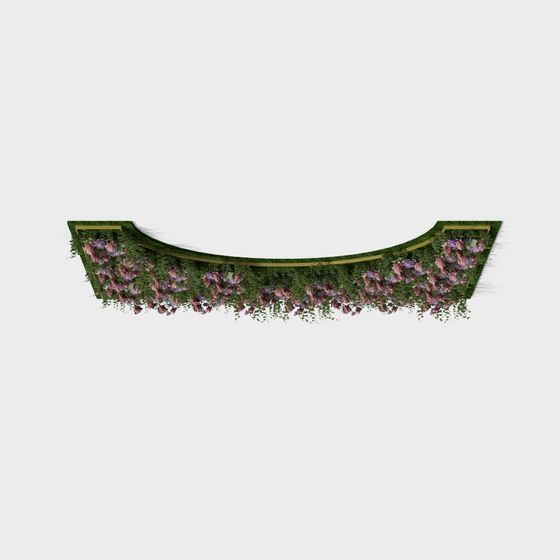 High-Detail Low-Polygon Garden Archway 3D model