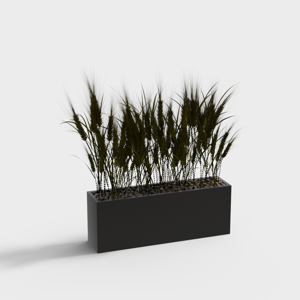 Wheat flower box