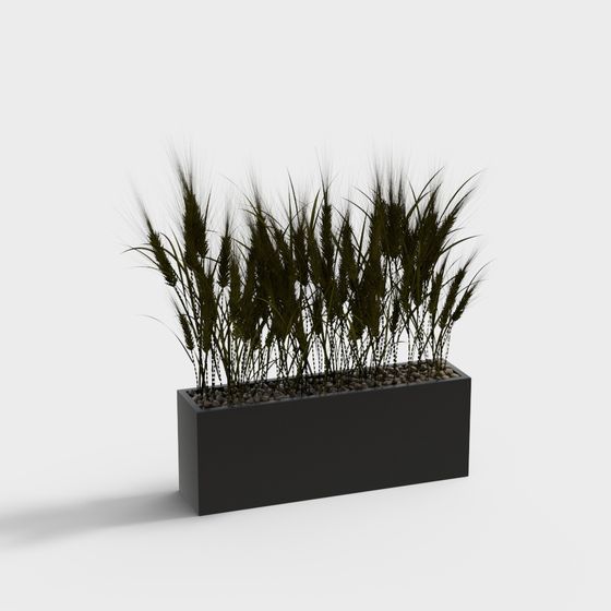 Urban Oasis 3D model - Low Poly High Detail Plant
