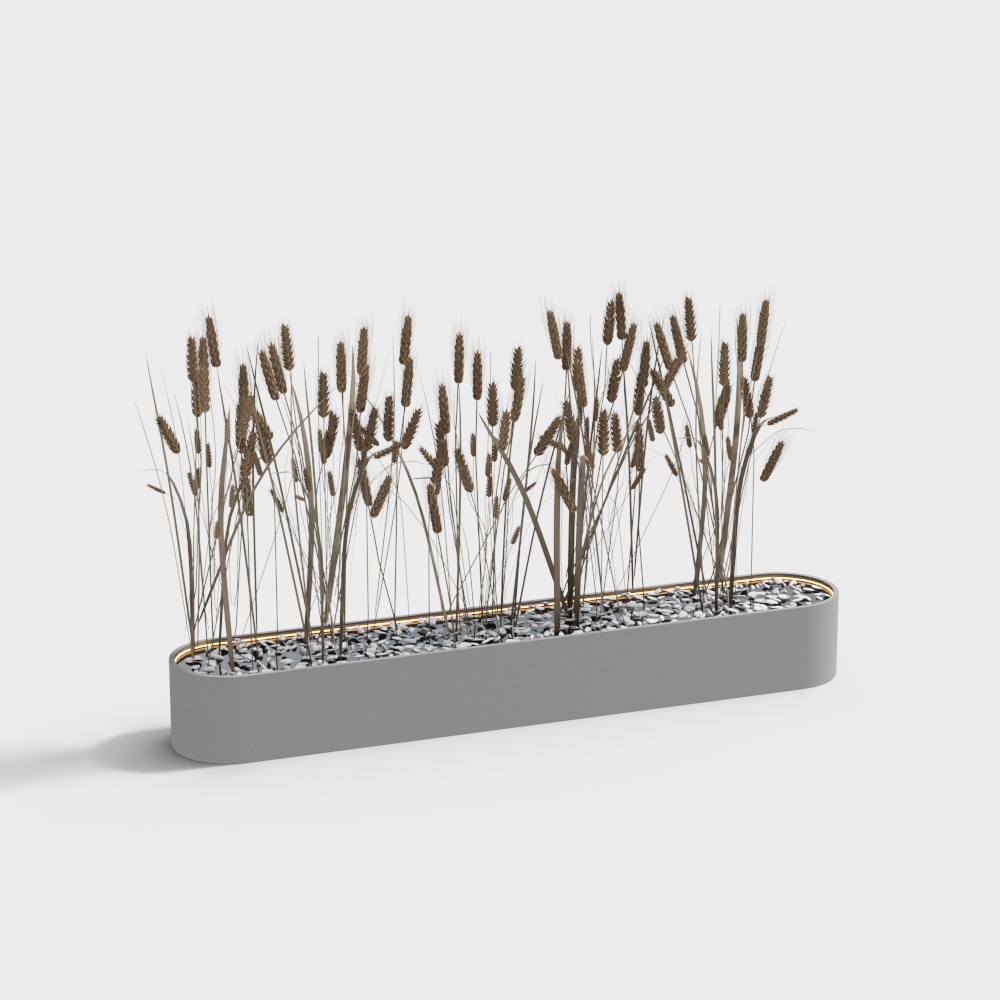 Décoration de plante d'épi de blé