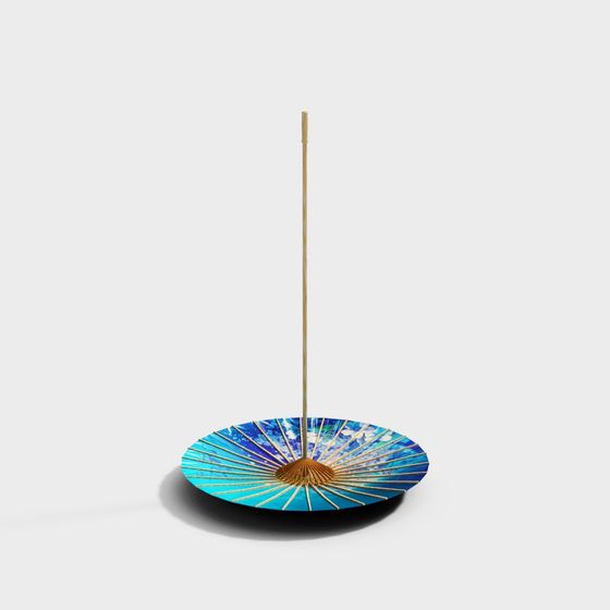 Water Dance Incense Burner 3D model