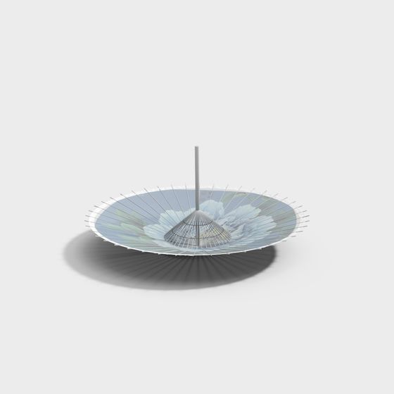 Stylish Fan Shadow 3D model for Creative Projects