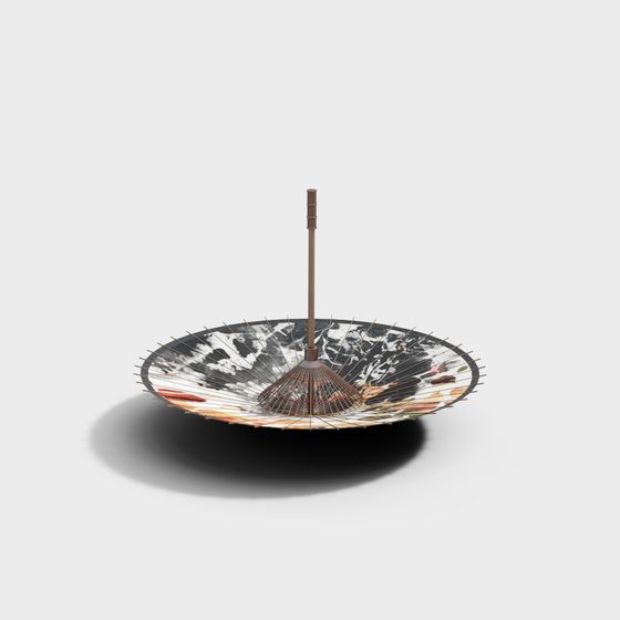 Artistic Umbrella 3D model