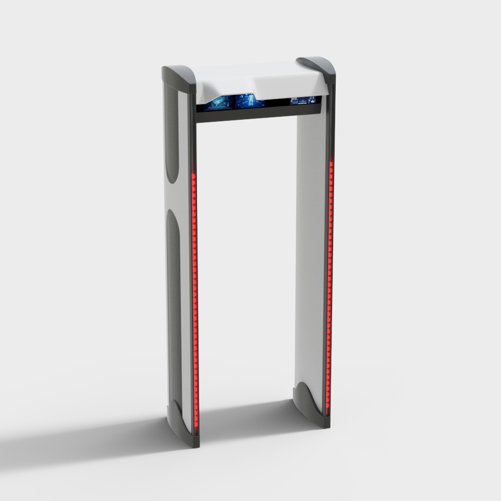 Supermarket induction security door