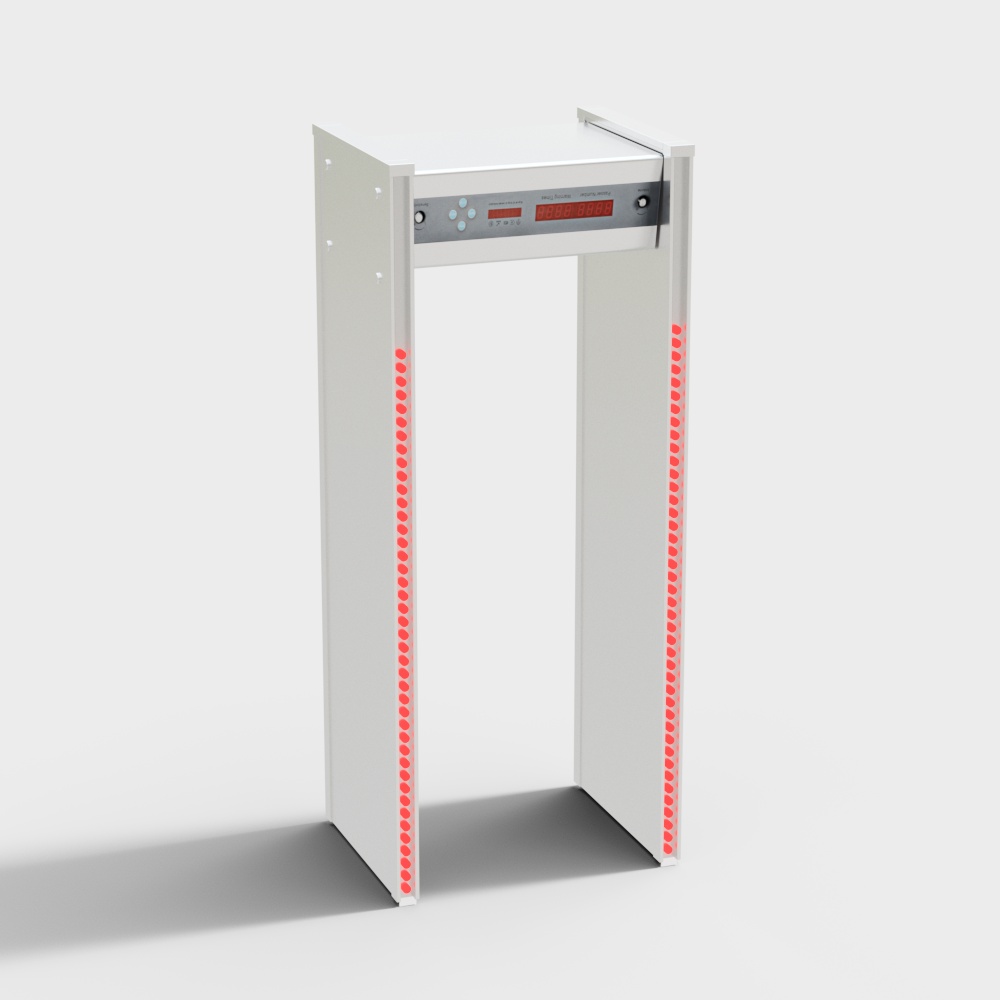 スーパーマーケットの誘導セキュリティドア