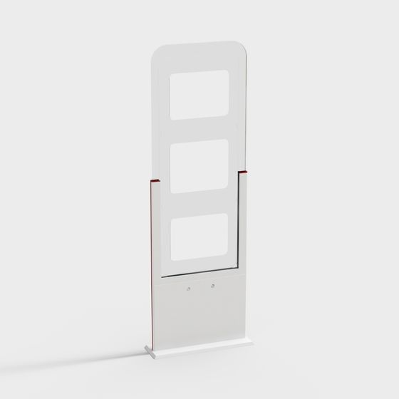 Stylish Minimalist Billboard 3D model