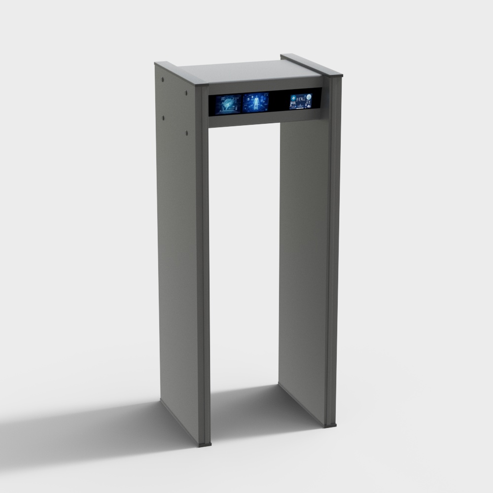 Supermarket induction security door