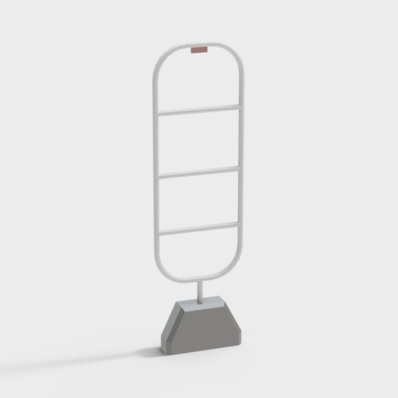 City Art Display Stand 3D model