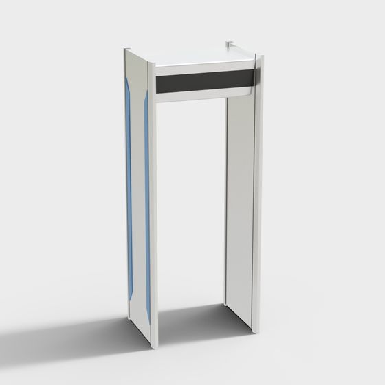 Futuristic Gate 3D model