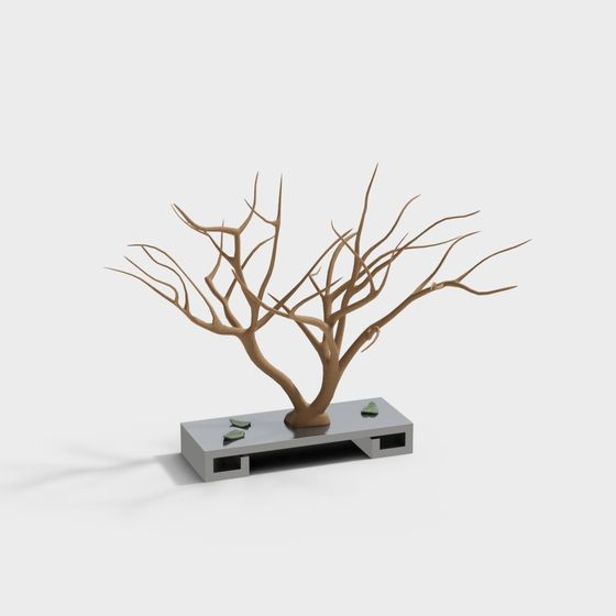 Winter Deadwood 3D model