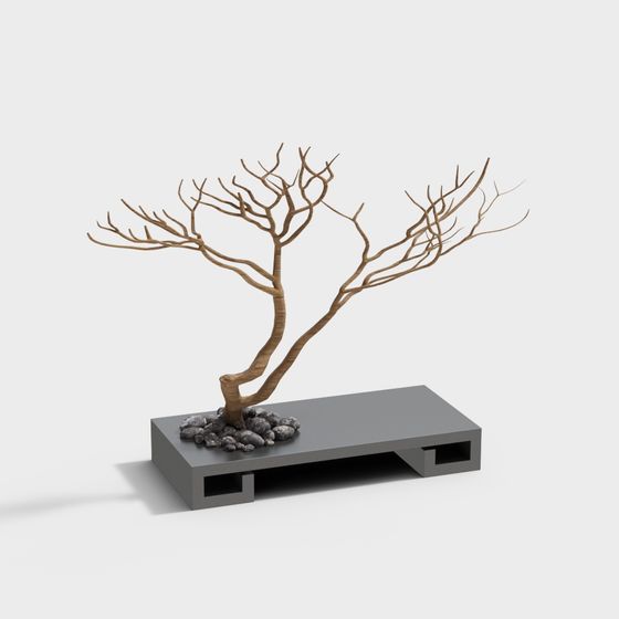 Winter Deadwood 3D Model