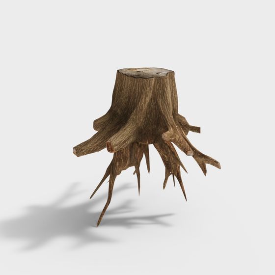 Low Poly Forest Guardian 3D model