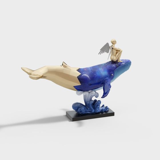 Whale Dreams 3D model