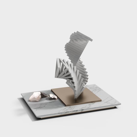 Spiral Dance 3D model for Creative Projects