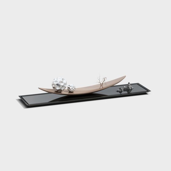 Balance Boat 3D model for Creative Projects
