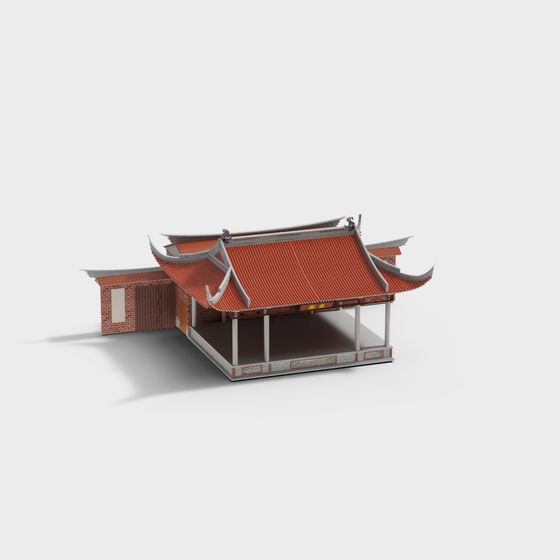 Traditional Oriental House 3D model