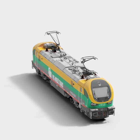 Pol-Miedź Trans Electric Locomotive 3D model