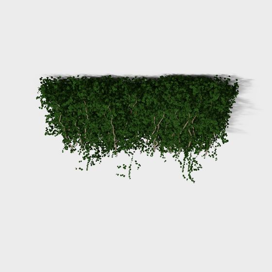 Hanging Plant Wall 3D model for Designers and Architects