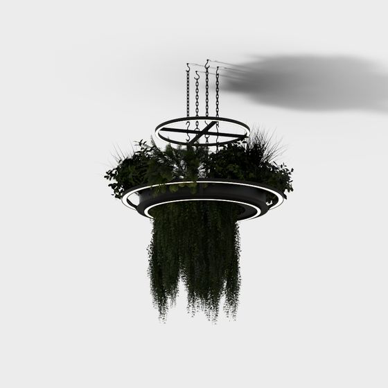 plafond de plantes vertes