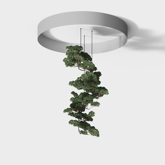 Hanging Green Plant 3D model: A Perfect Blend of Nature and Modernity