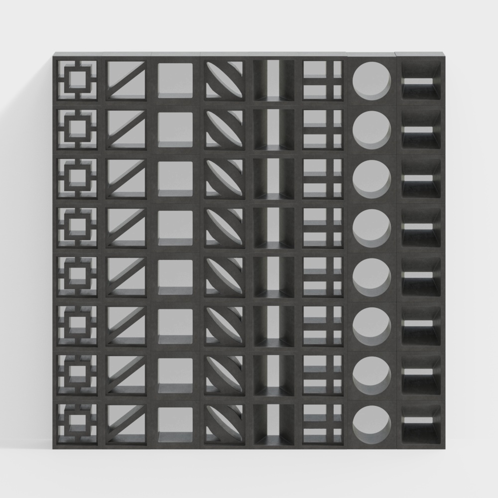 Hollow brick partition wall