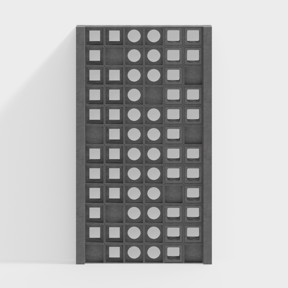 Hollow brick partition