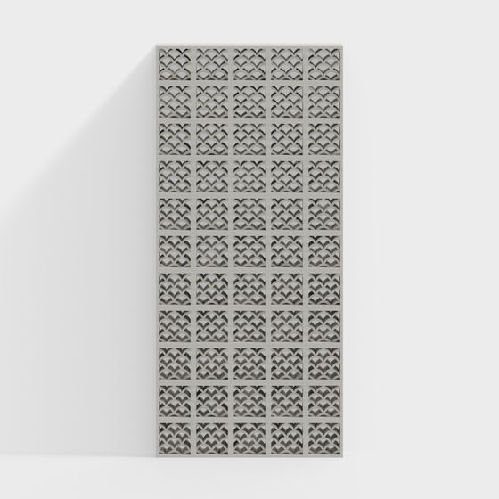 Lattice Panel 3D model for Modern Interiors
