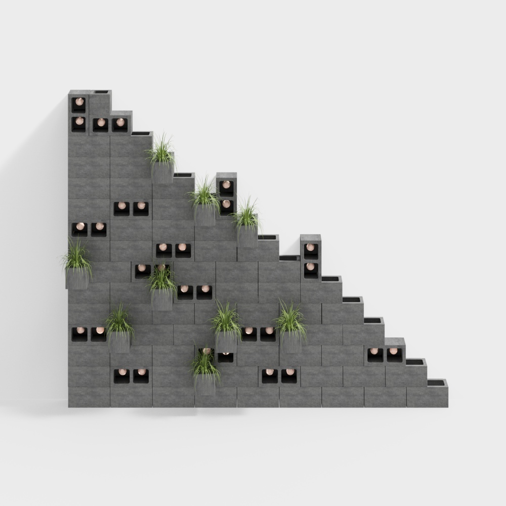 セメント中空レンガのパーティション