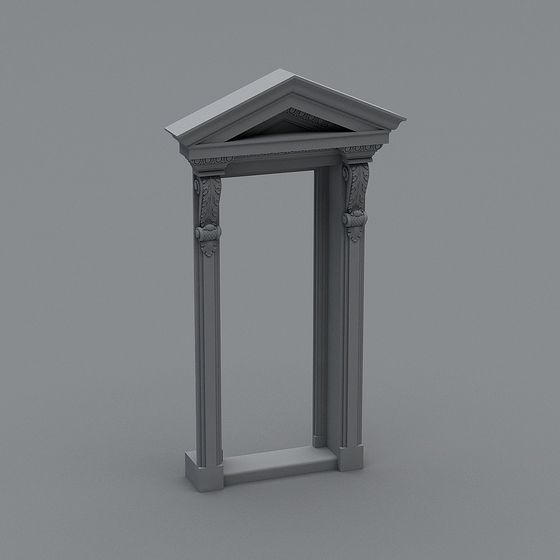 Stylish Roman Column 3D model for Creative Projects