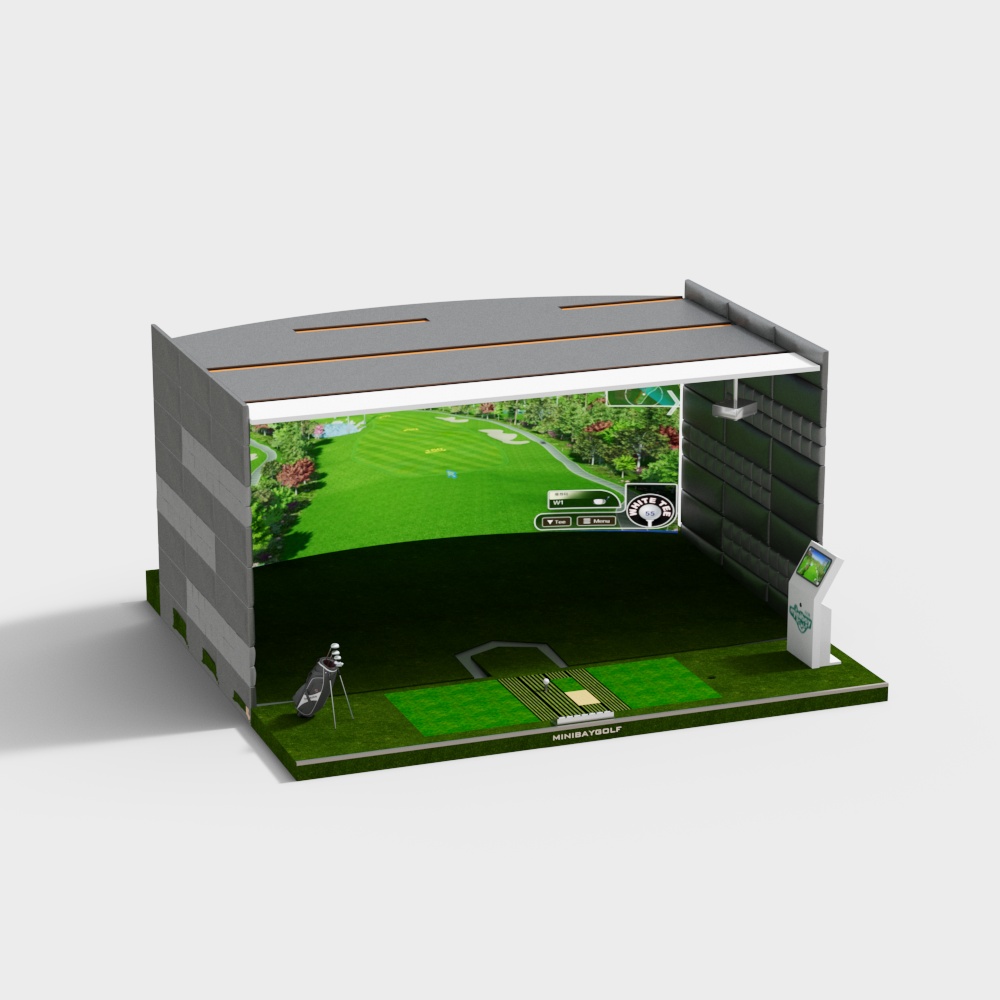 Indoor golf course