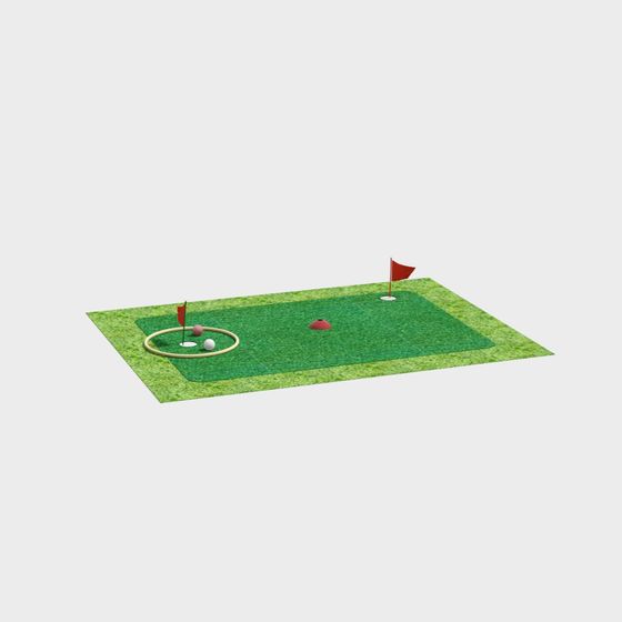 Mini Golf Course 3D model for Creative Projects