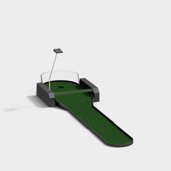Mini Golf Course 3D model for Creative Projects
