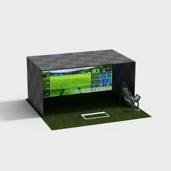 Indoor Golf Simulator 3D model