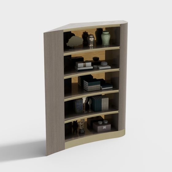 Urban Elegance Bookshelf 3D model