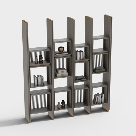 Modular Bookshelf 3D model